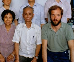 Dr. Hempen und sein Lehrer Han Shao Kan, 1984